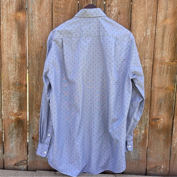 JOS A BANK 1905 Men’s Blue Dress Shirt Tailored Fit Non-Iron Long Sleeve 16.5 36 - Picture 8 of 10